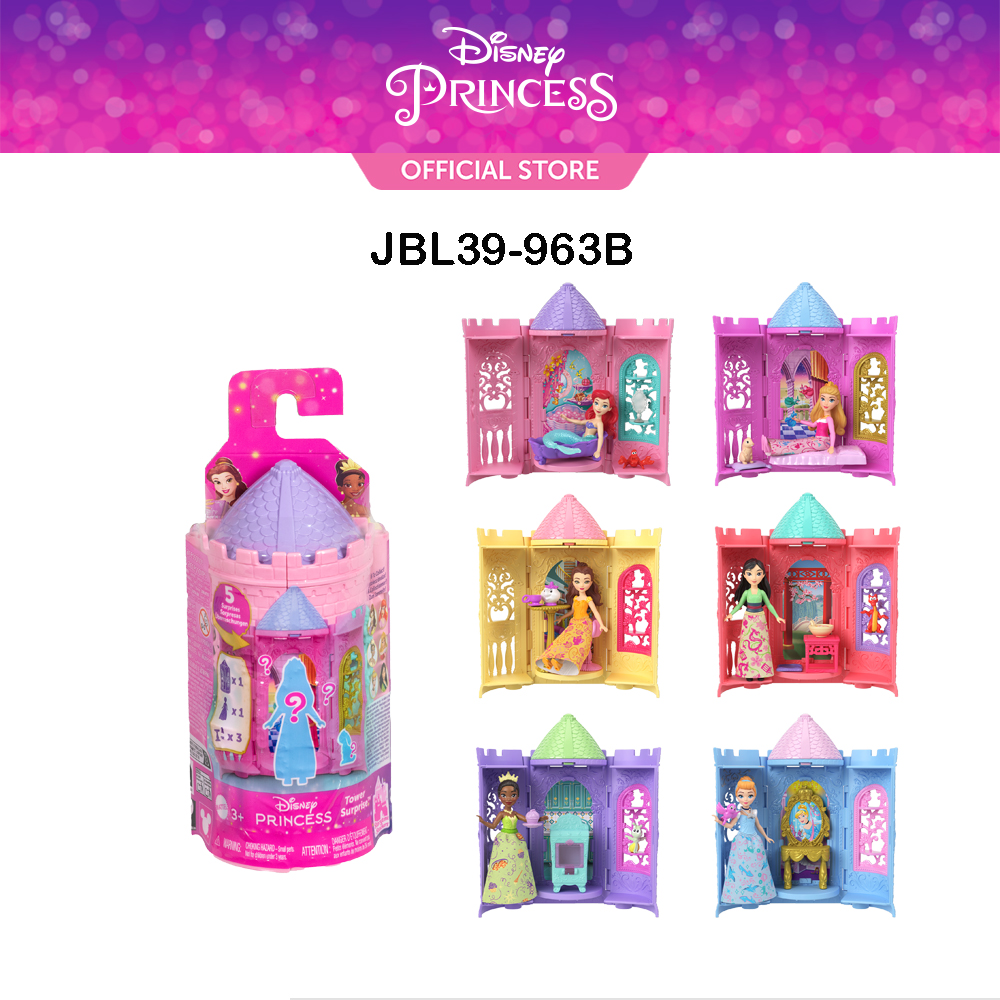 Disney Princess Tower Surprise Small Dolls & Stacking Disney Princess Surprise Tower Set Jbl39 963B Id ราคา 590 บาท*ส่งฟรี