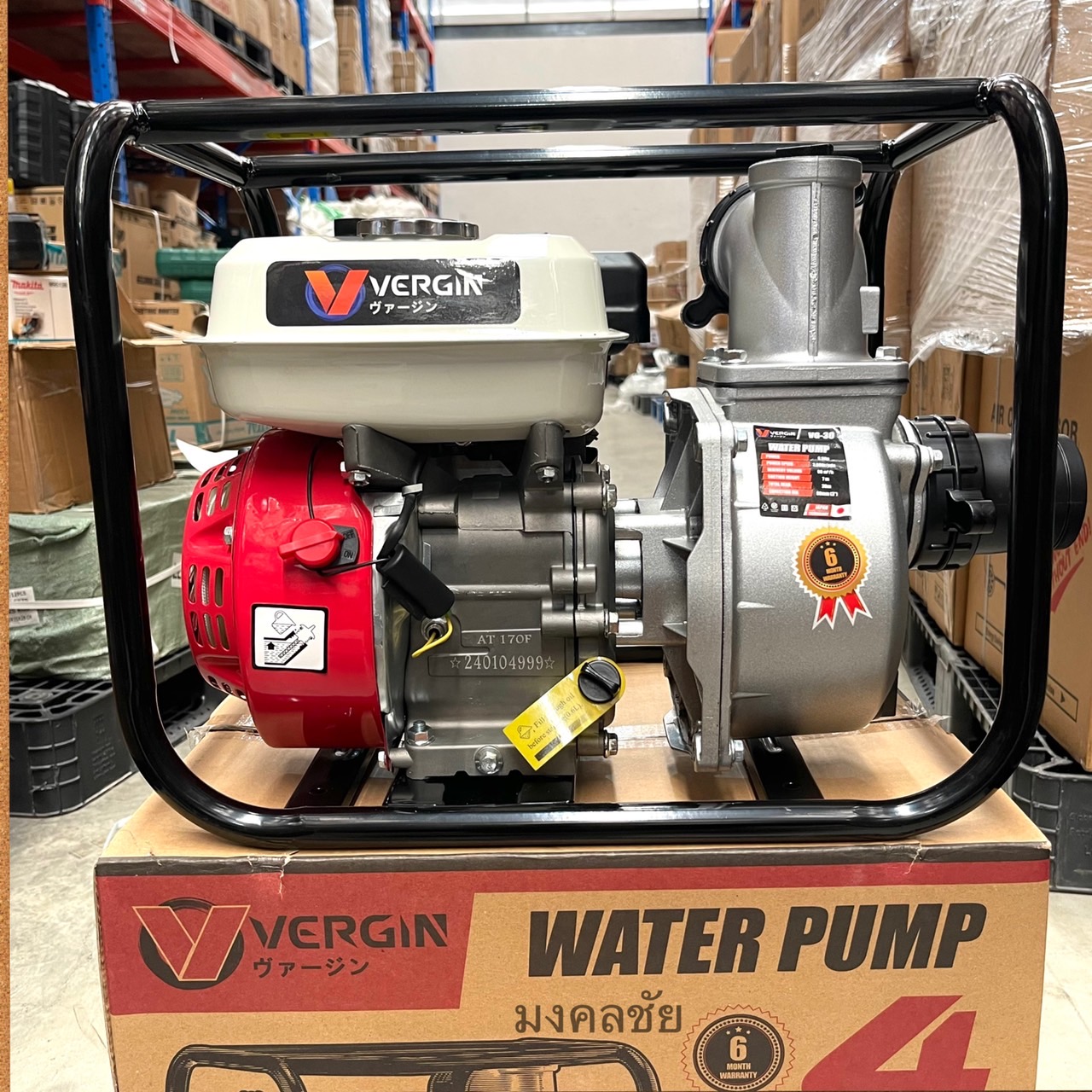 8.5-inch 3-inch Vergin pump brand deep suction 4-stroke gasoline long transmission 900 + meters deep suction 12 meters high delivery 28 meters sq model ราคา 2,990 บาท*ส่งฟรี