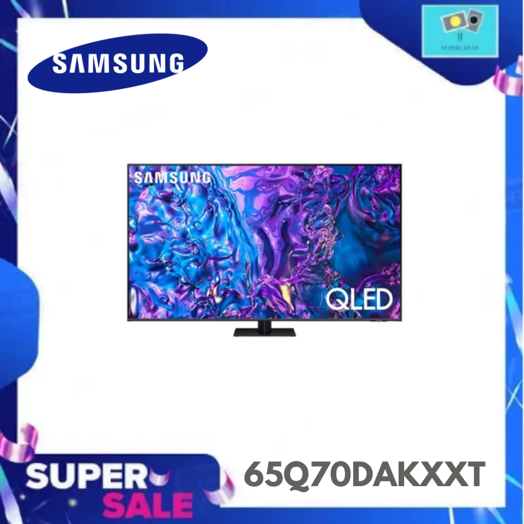 SAMSUNG สมาร์ททีวี QLED 65 นิ้ว SMART 4K รุ่น QA65Q70DAKXXT ราคา 26,990 บาท*ส่งฟรี