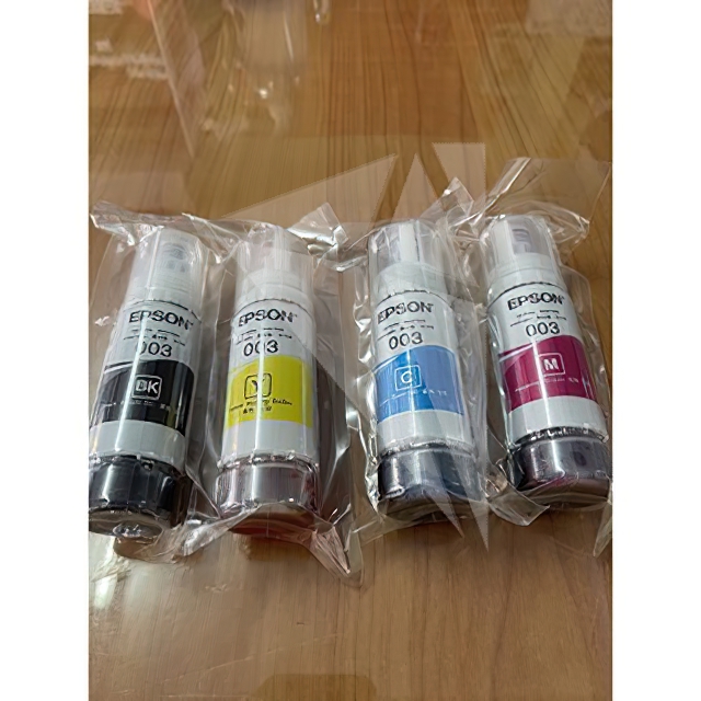 หมึก Epson 003 แท้??% Epson L3110 / L3150 / L5190/L3210/L3216/L3250/L3256/L5290/L5296（สามารถออกใบเสร็จได้）