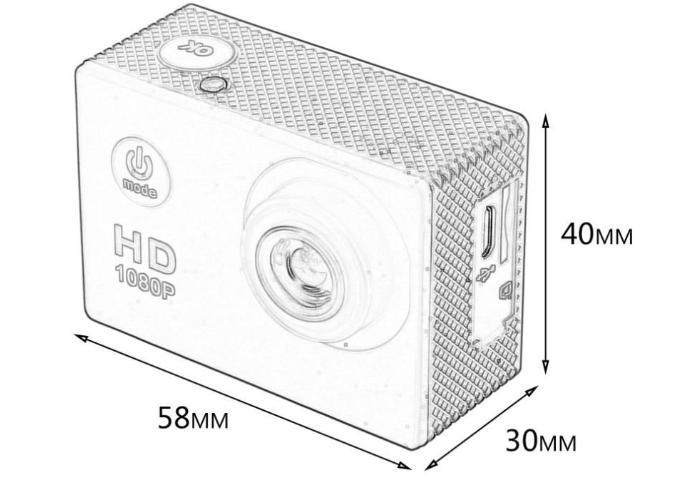 มุมมองเพิ่มเติมของสินค้า กล้อง กล้องโกโปร Camera Sport HD Full HD 1080P กล้องหน้ารถ กล้องโกโปร GoPro กล้องติดหมวก กล้องรถแข่ง กล้องถ่ายรูป กล้องบันทึกภาพ กล้องถ่ายภาพ TECHME