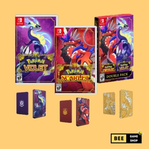 สินค้า *ราคาพิเศษ* Nintendo Switch : Pokemon Violet / Pokemon Scarlet / Pokemon Scarlet & Violet Double Pack (US/Asia)