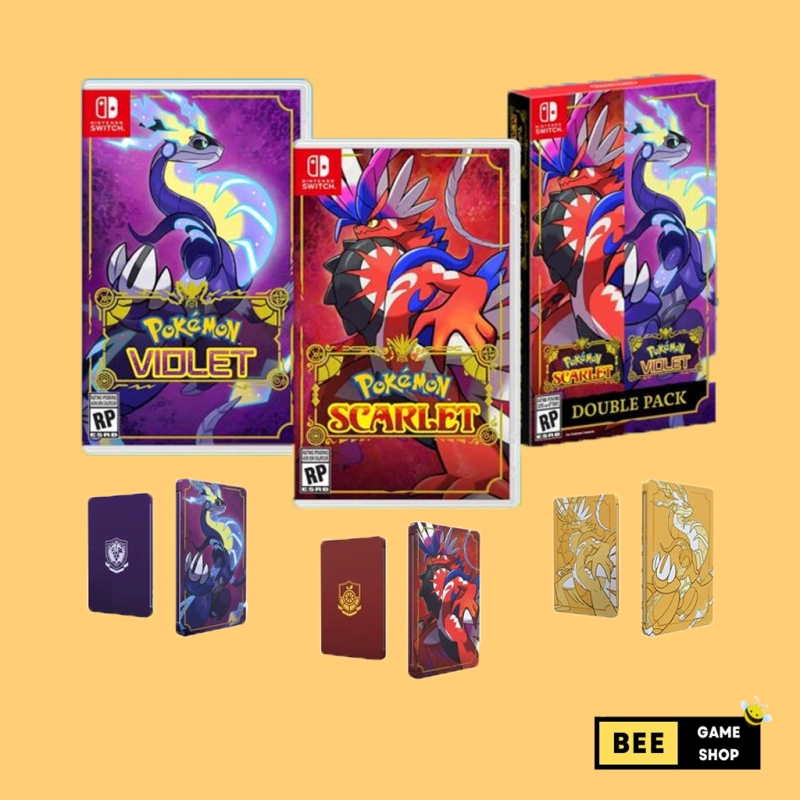 ภาพหน้าปกสินค้า*ราคาพิเศษ* Nintendo Switch : Pokemon Violet / Pokemon Scarlet / Pokemon Scarlet & Violet Double Pack (US/Asia)