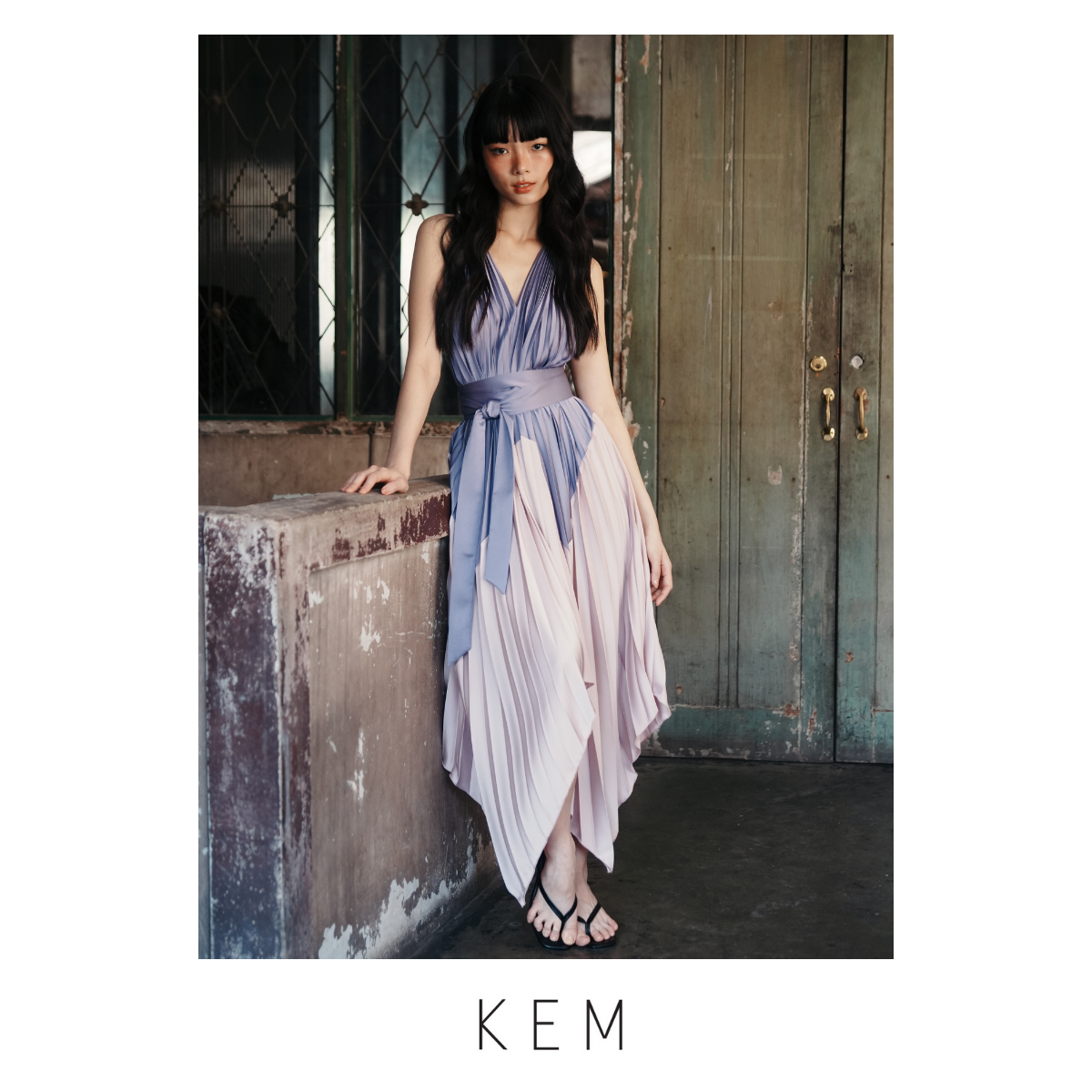 Kemissara Eva Dress 2 Tone - Purple / Lilac (Pre-Order 7 - 10 Days) ราคา 11,500 บาท*ส่งฟรี