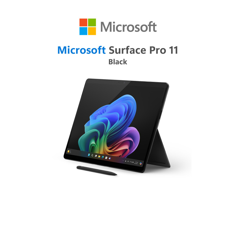 [Laptop] Surface Pro 11/Snapdragon® X Elite/16GB/512GB /Black/Windows 11Home+Surface Keyboard with slim pen ราคา 59,900 บาท*ส่งฟรี