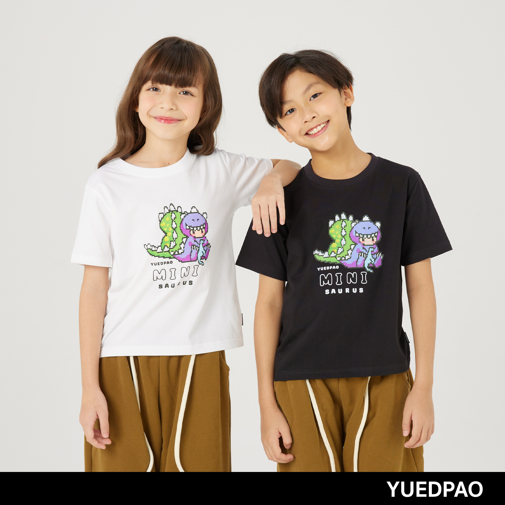 Yuedpao Kids เสื้อยืดเด็ก สีสดใส สไตล์มินิมอล ผ้านุ่ม สัมผัสเบาสบาย Unisex kids screen Little monsters ราคา 161 บาท*ส่งฟรี