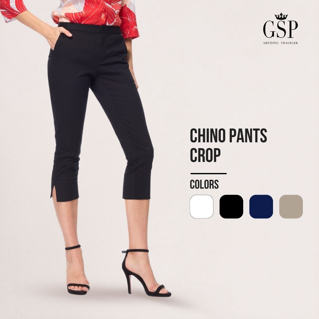 Gsp Chino Pants, Women's Cropped Pants ราคา 1,990 บาท*ส่งฟรี