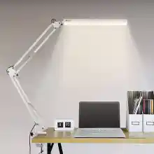 ภาพขนาดย่อของภาพหน้าปกสินค้าโคมไฟตั้งโต๊ะ,โคมไฟอ่านหนังสือ LED พับได้พร้อมคลิปไฟการเรียนรู้ 3 สี 10 ความสว่างโคมไฟลดแสงแบบ stepless สำหรับการเรียน/อ่านหนังสือ/สำนักงาน จากร้าน Qardoz Home Store บน Lazada