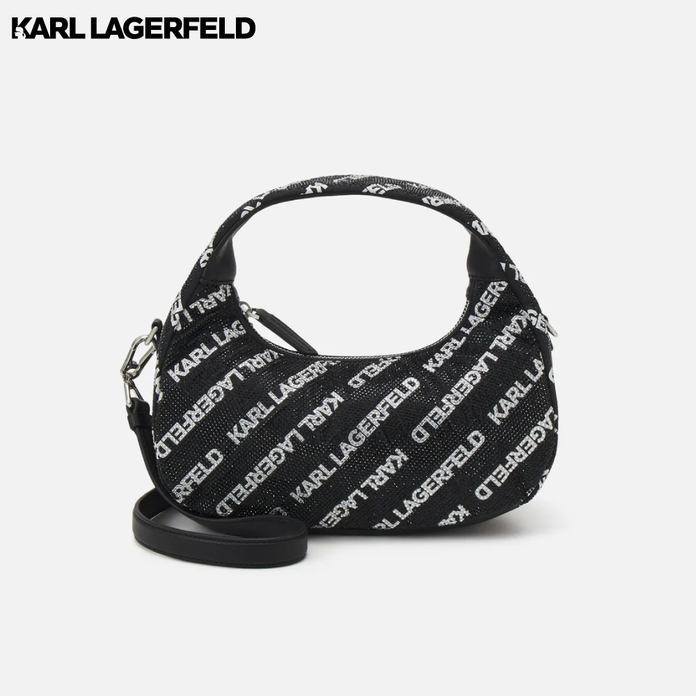 KARL LAGERFELD - K/KUSHION RHINESTONE HOBO HANDPICKED BY HUN KIM 240W3026 ราคา 15,500 บาท*ส่งฟรี