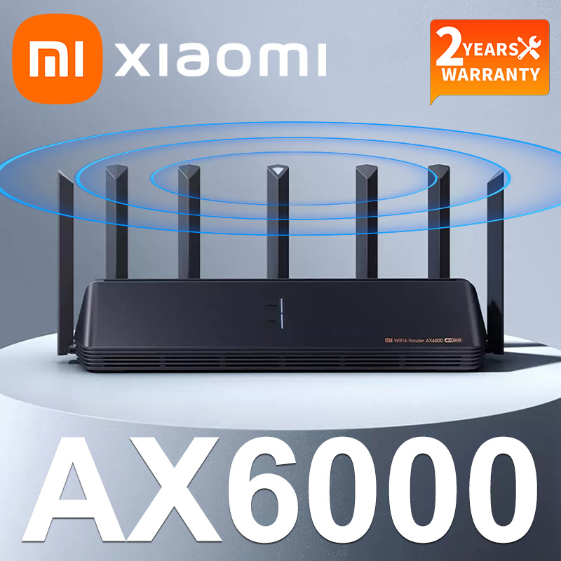 Xiaomi AX6000 aiot router เราเตอร์6000mbs เราเตอร์ wifi ซิม 5g wifi6 mesh wifi VPN 512เมกะไบต์ Qualcomm CPU ตาข่ายสัญญาณ repeater เครือข่ายภายนอกเครื่องขยายเสียง Mi บ้าน ราคา 2,846 บาท*ส่งฟรี