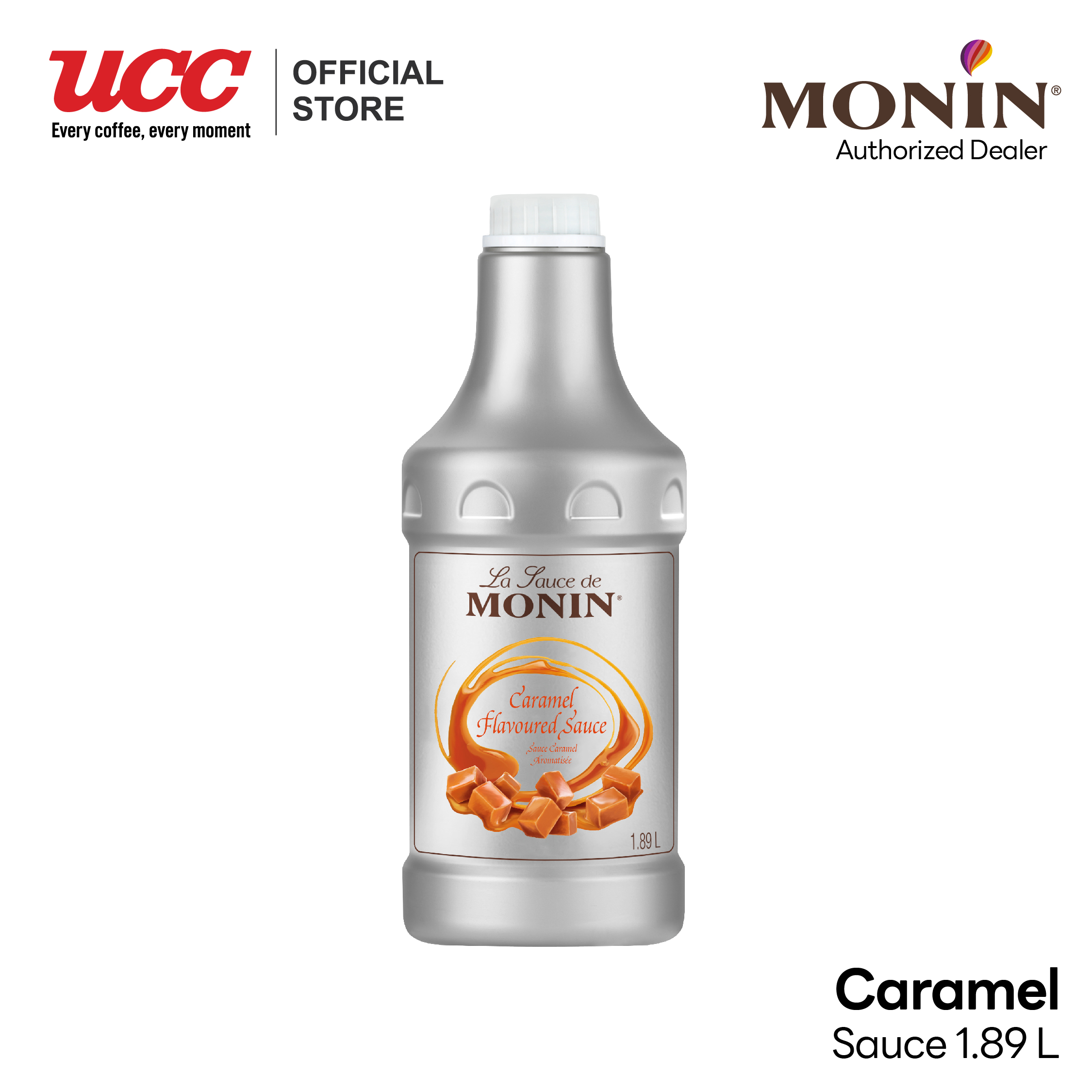 MONIN Caramel Sauce ซอสคาราเมล 1.89L. ราคา 985 บาท*ส่งฟรี