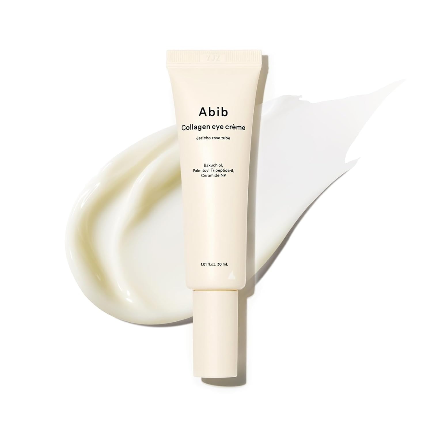 Abib Eye Cream Reduces Dark Circles. | Rose Gericho + Collagen | Reduce Bags under the Eyes, Crow's Feet | K-Beauty | Squeeze Tube ราคา 479 บาท*ส่งฟรี