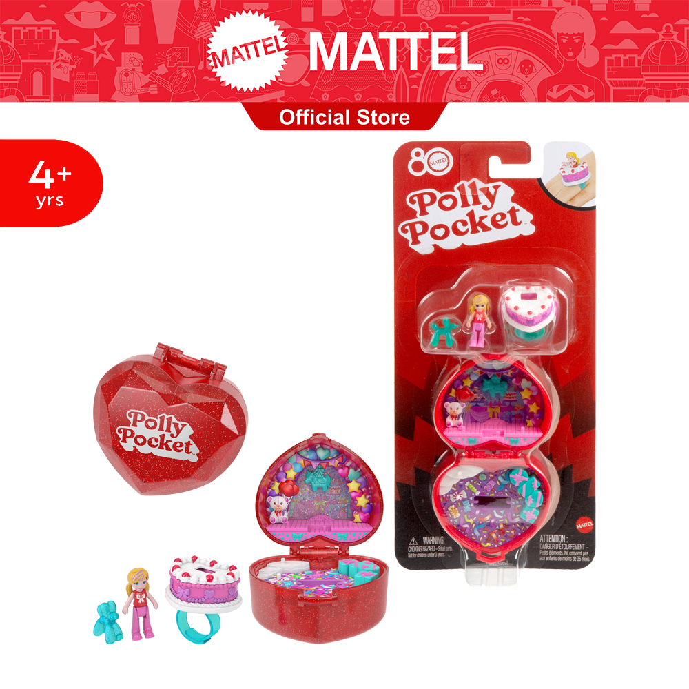 Polly Pocket Ruby Red Ring Box Mattel 80Th Polly Pocket 80Th Anniversary Edition Mattel Jgk21 ราคา 590 บาท*ส่งฟรี