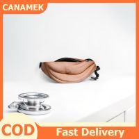 CANAMEK กระเป๋าคาดเอวสำหรับผู้ชายกระเป๋าคาดเอวกระเป๋าสะพายข้างสุดสร้างสรรค์มีช่องใส่เบียร์สุดสร้างสรรค์