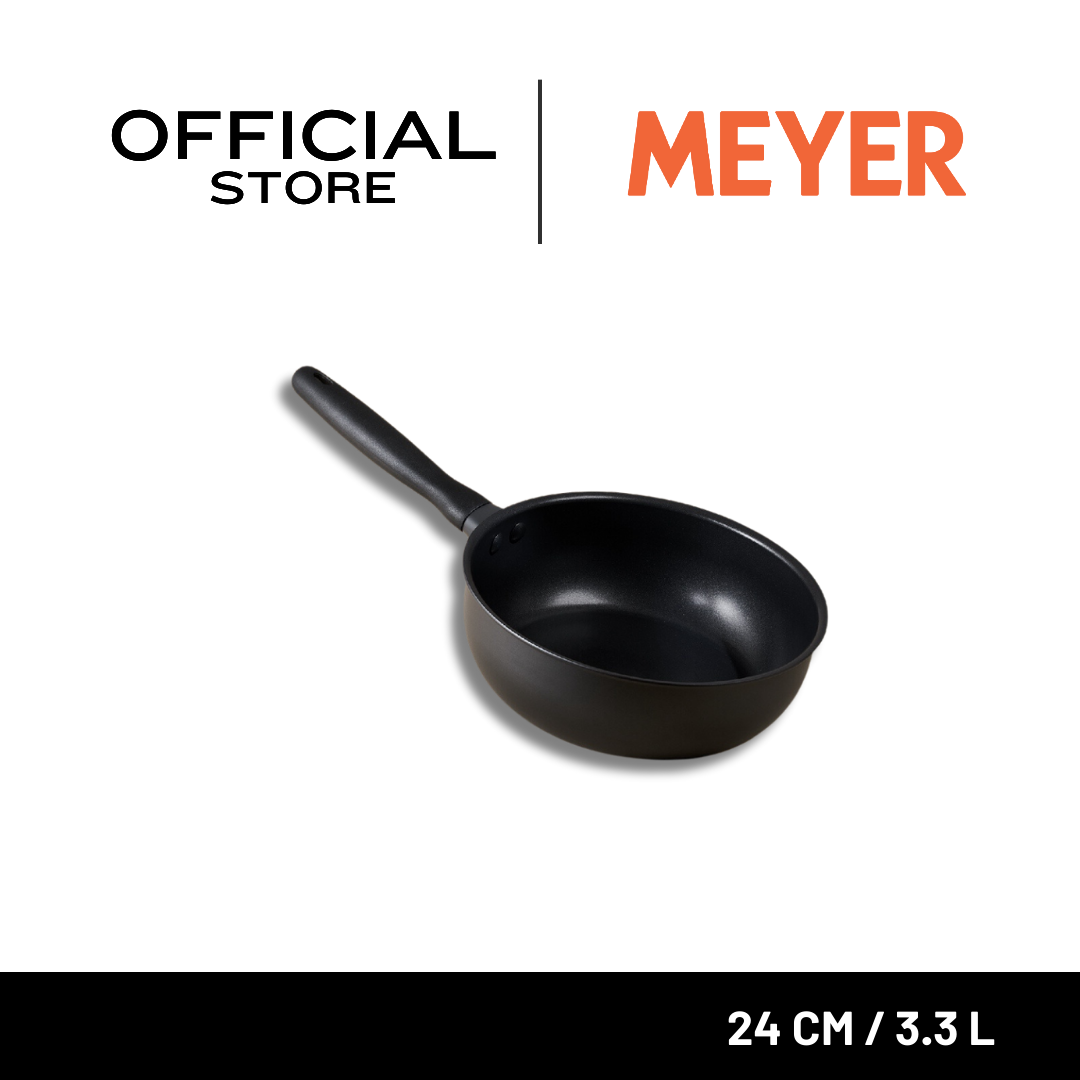 MEYER MIDNIGHT hard-anodize 24 CM./3.3L. Saucier (85091-TE12) ราคา 970 บาท*ส่งฟรี