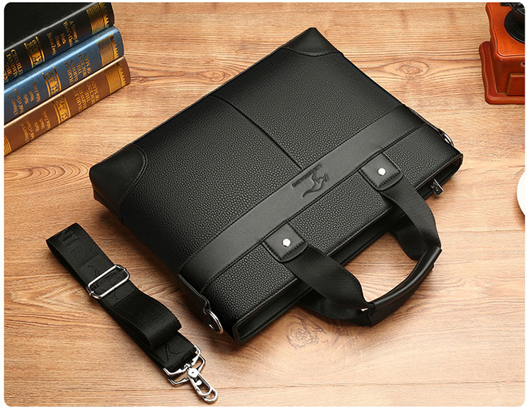 รายละเอียดเพิ่มเติมเกี่ยวกับ กระเป๋าเอกสารหนังผู้ชายธุรกิจถุงแล็ปท็อปที่มีคุณภาพสูงกระเป๋าถือกระเป๋า messenger