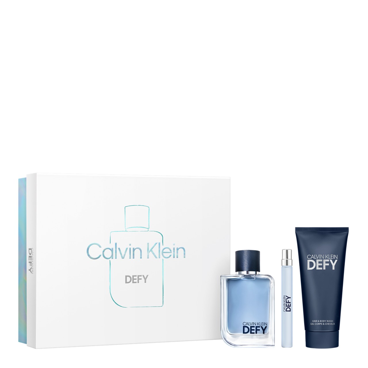 CALVIN KLEIN FRAGRANCES CK Defy EDT Fragrance Sets 100 ML + Penspray Spray 10 ML + Shower Gel 100 ML ราคา 4,250 บาท*ส่งฟรี