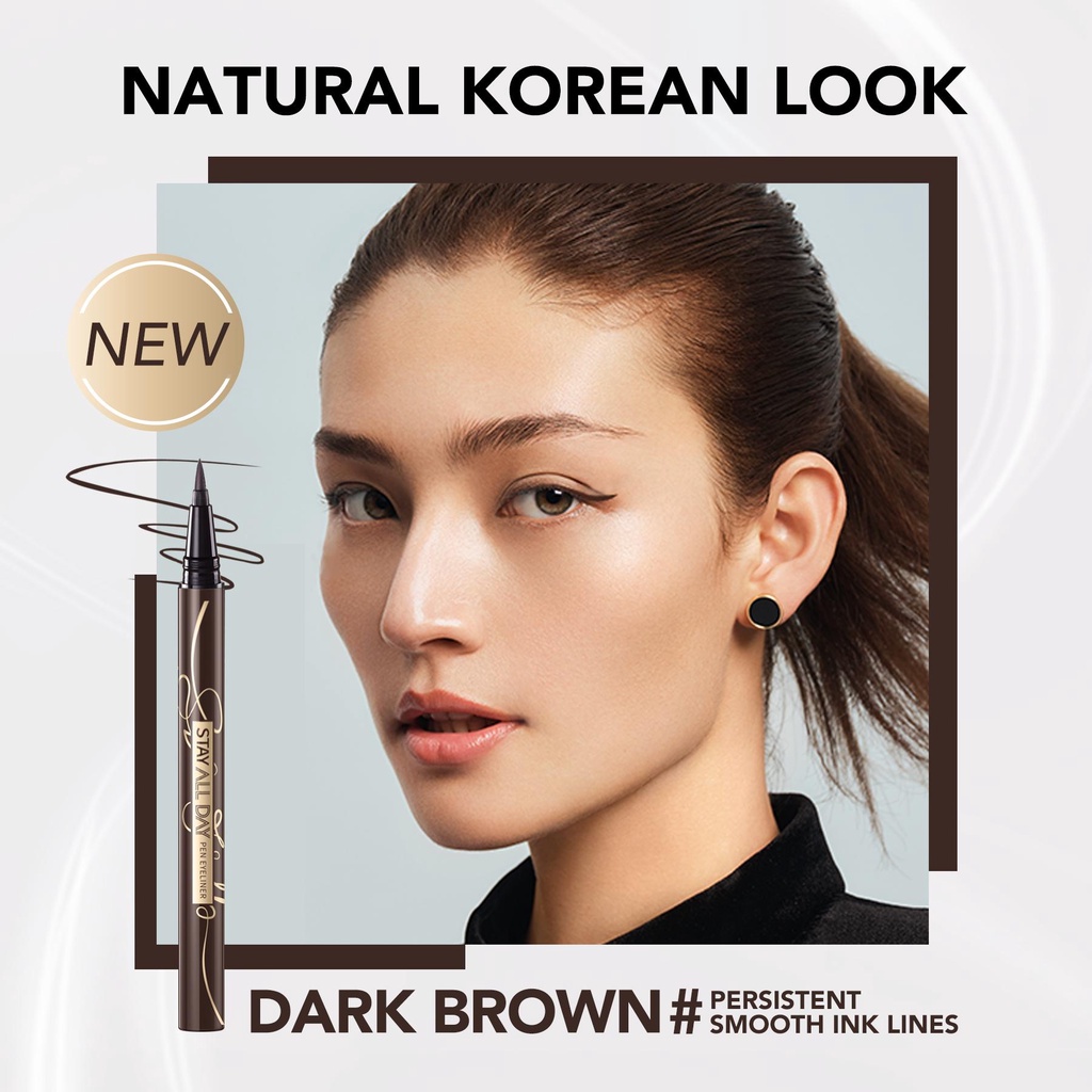 YOU Stay All Day Pen Eyeliner เส้นคมชัด ติดทนนานตลอด24ชม 2 YOU Stay All Day Pen Eyeliner เส้นคมชัด ติดทนนานตลอด24ชม d13176fec53f50d2eb748361e24305a7