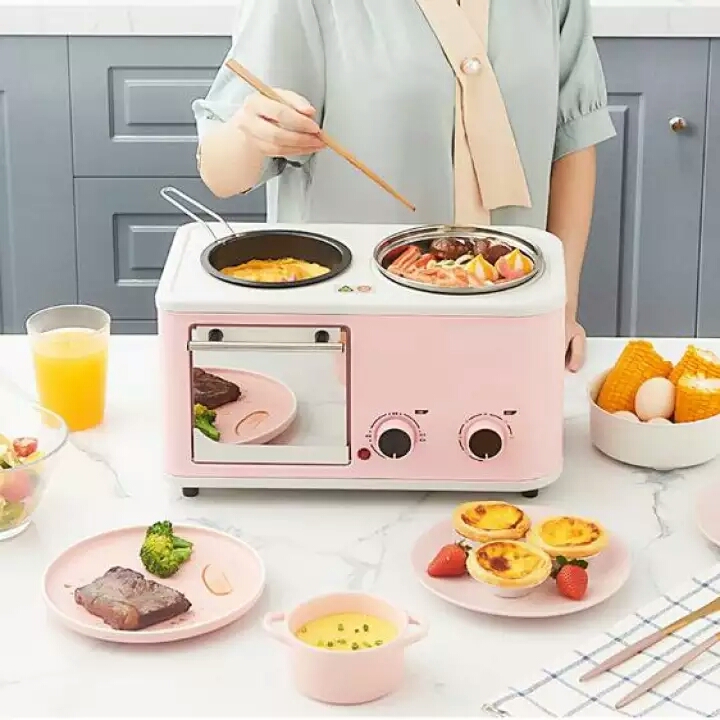 เกี่ยวกับสินค้า เครื่องทำอาหารเช้า Breakfast Maker เครื่องทำอาหารเช้าเอนกประสงค์ เครื่องทำอาหารเช้า 3 in 1 เครื่องเตรียมอาหารเช้า เครื่องใช้ไฟฟ้าขนาดเล็