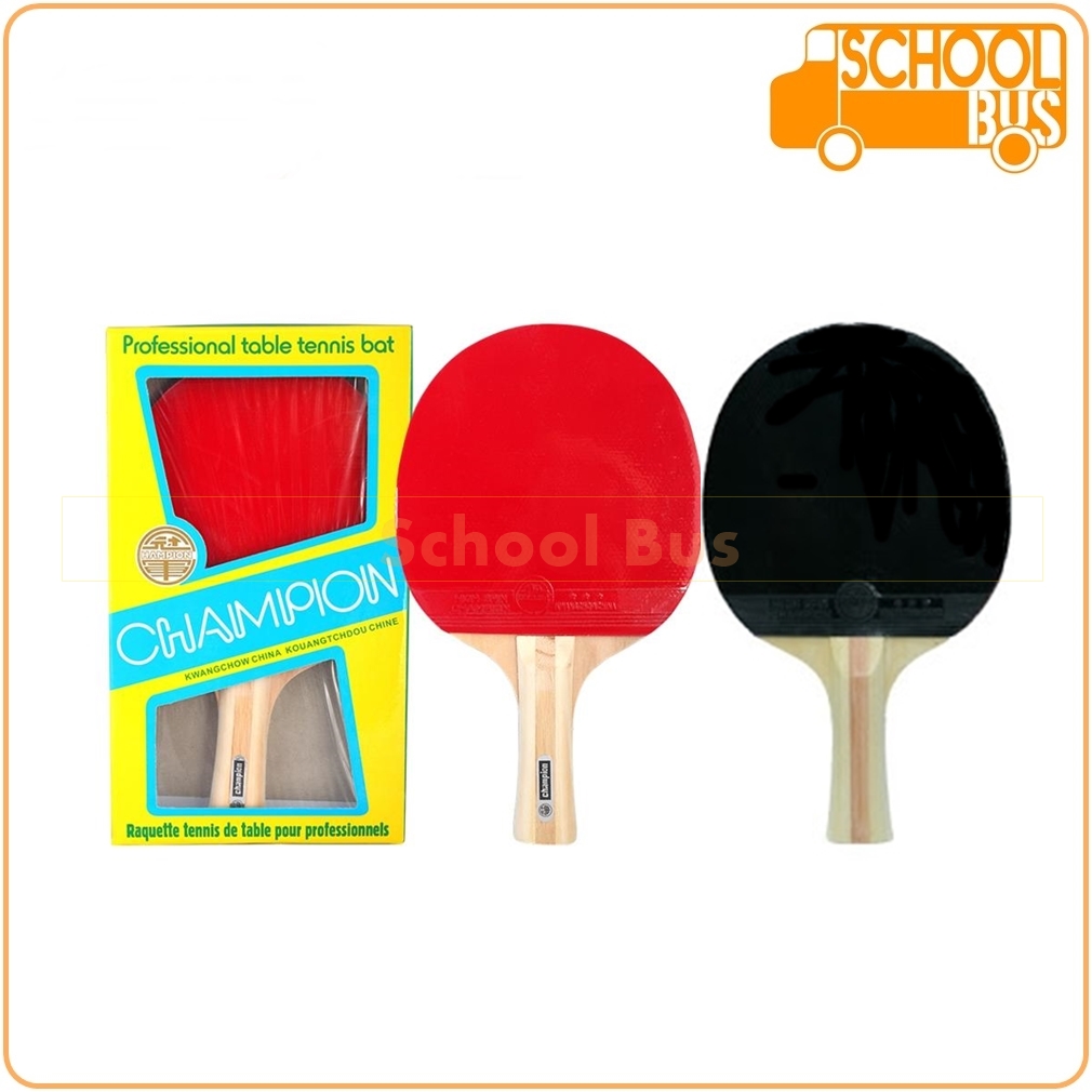 ภาพที่ให้รายละเอียดเกี่ยวกับ ไม้ปิงปอง Champion แชมเปี้ยน Table Tennis Ping Pong Bat