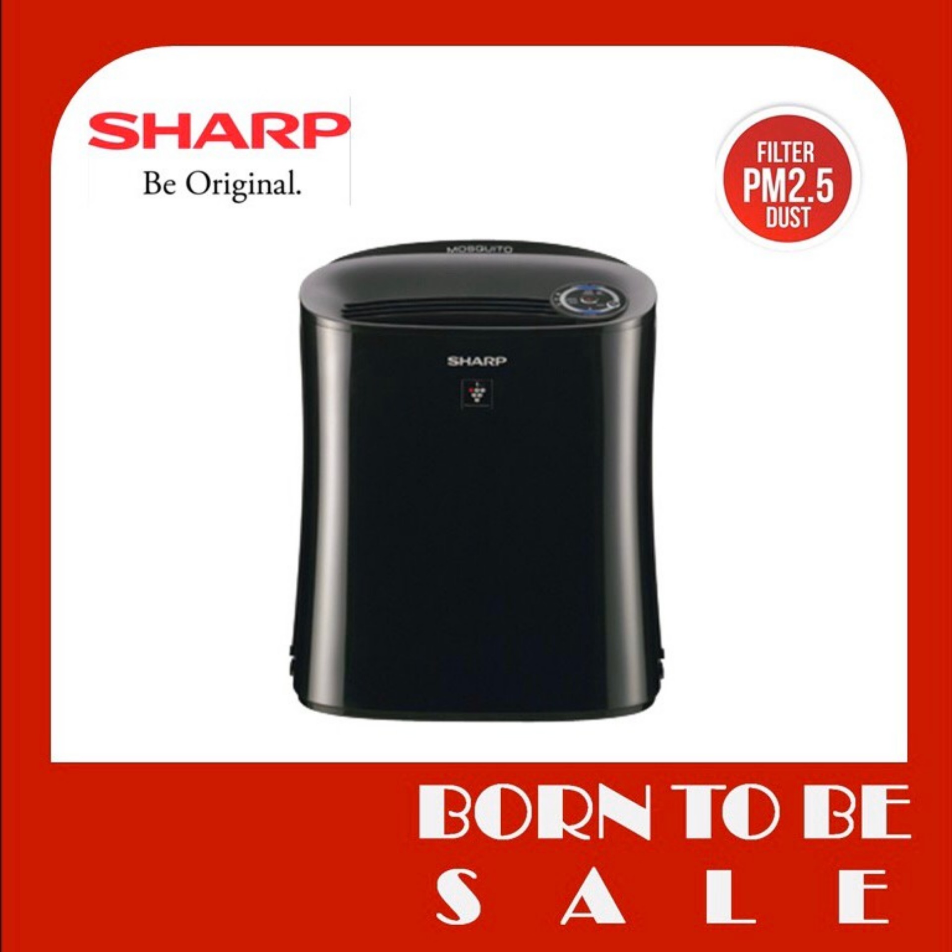เครื่องฟอกอากาศ SHARP พร้อมฟังก์ชั่นเครื่องดักยุง (2 in 1) รุ่น FP-GM30B-B (ขนาดห้อง 21 ตร.ม.)