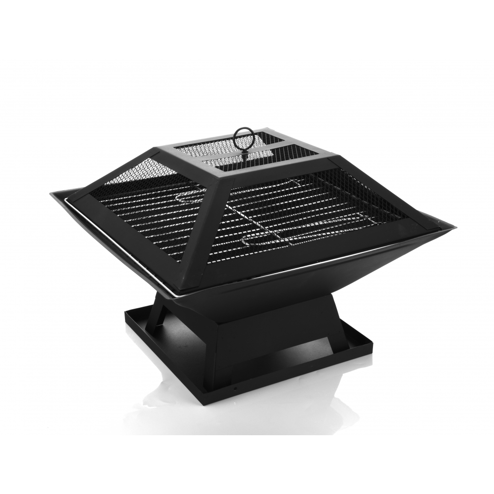 Global House KOCH KITCHEN เตาปิ้งย่างบาร์บีคิว 46.5x46.5x37 ซม. FINEGRILL-BK สีดำ รับประกันของเเท้ ราคา 1,290 บาท*ส่งฟรี
