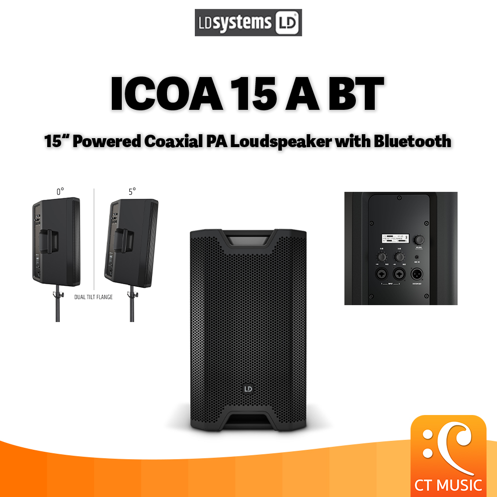 LD Systems ICOA 15 A BT ลำโพง PA ICOA15ABT ราคา 22,400 บาท*ส่งฟรี