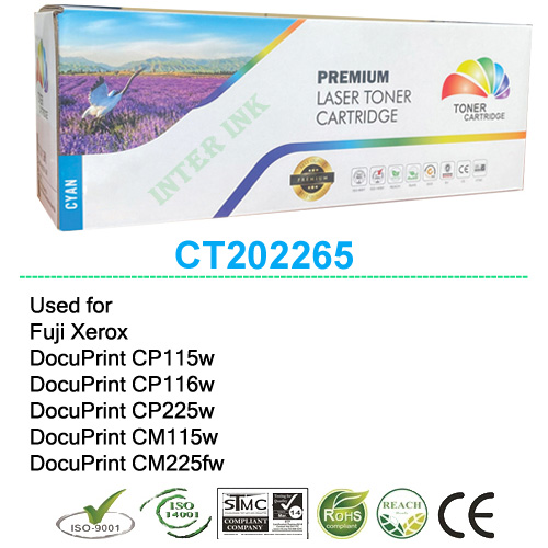 หมึกเลเซอร์ Xerox CP115w / CP116w / CP225w / CM115w / CM225fw (สีฟ้า) Color Box ราคา 190 บาท*ส่งฟรี