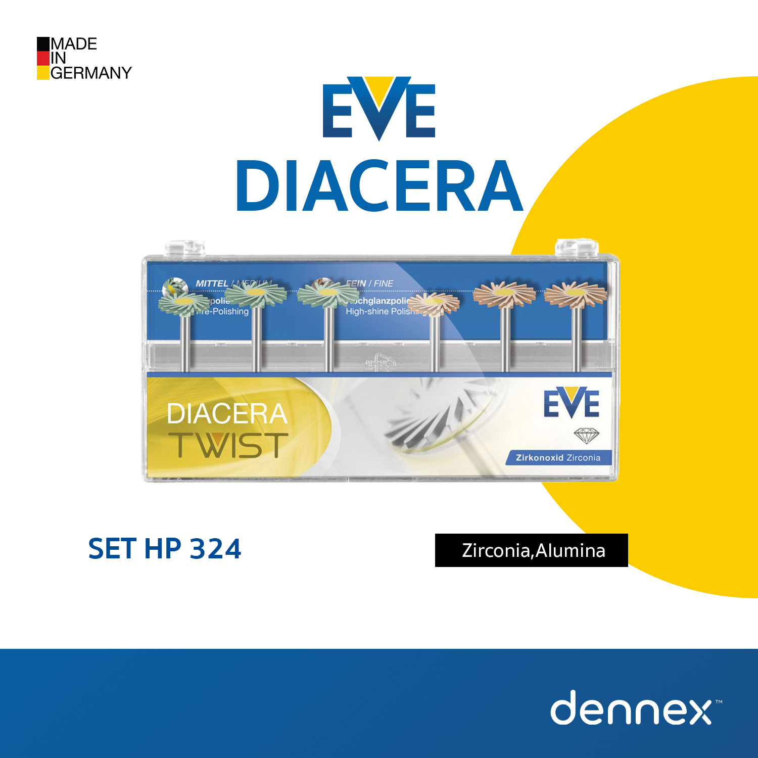 ชุดหัวขัด EVE " DIACERA " Set HP 324 Bydennex ราคา 4,899 บาท*ส่งฟรี