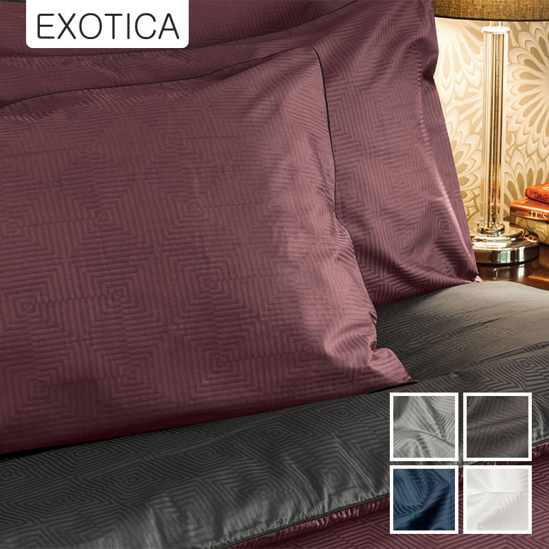 EXOTICA ชุดผ้าปูที่นอนรัดมุม+ปลอกหมอน ลาย Neotopia สำหรับเตียง 6 ฟุต / 5 ฟุต / 3.5 ฟุต (ผ้าปู ปลอกหมอน) ราคา 1,350 บาท*ส่งฟรี