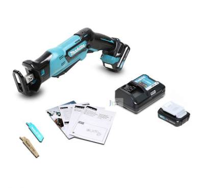ดูภาพ MAKITA JR105DWYE เลื่อยชักไร้สาย แบตตารี่ 12V 1.5Ah 2 ก้อน + แท่นชาร์ต DC10WD ใบเลื่อยแบบ B-TYPE เพิ่มเติม MAKITA JR105DWYE เลื่อยชักไร้สาย แบตตารี่ 12V 1.5Ah 2 ก้อน + แท่นชาร์ต DC10WD ใบเลื่อยแบบ B-TYPE