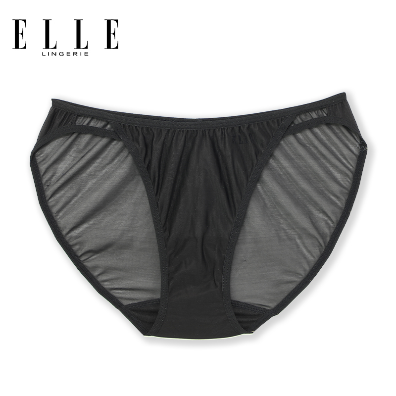 ELLE lingerie กางเกงชั้นในซีทรูรูปแบบ SEXY BIKINI - LU5710