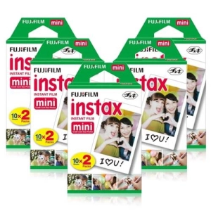 ราคาFujifilm Instax Mini Polaroid  ฟิล์มโพลารอยด์  10-100 แผ่น ถูกสุด ลดหนักๆ ส่งฟรี