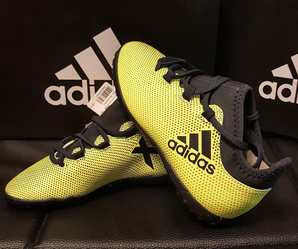 รองเท้าฟุตบอล Adidas รองเท้าสตั๊ดเด็ก รองเท้าฟุตบอลหญ้าเทียม X Tango 17.3 TF J