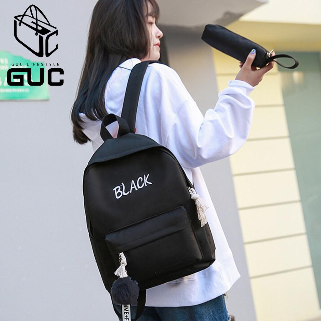 พิเศษ กระเป๋าเป้เซ็ตสกรีนอักษรสุดน่ารัก(B895)