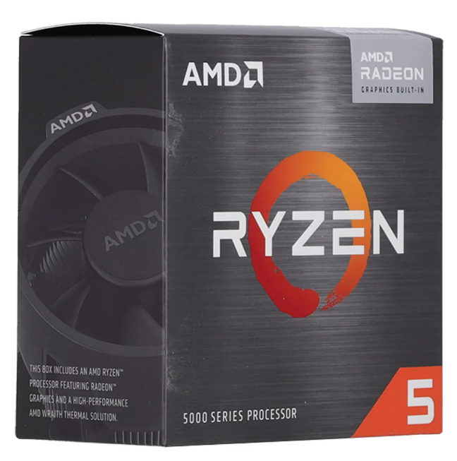 CPU AMD RYZEN 5 5600G 3.9 GHz (SOCKET AM4) ซีพียู - ยี่ห้อ AMD ราคา 12,500 บาท*ส่งฟรี