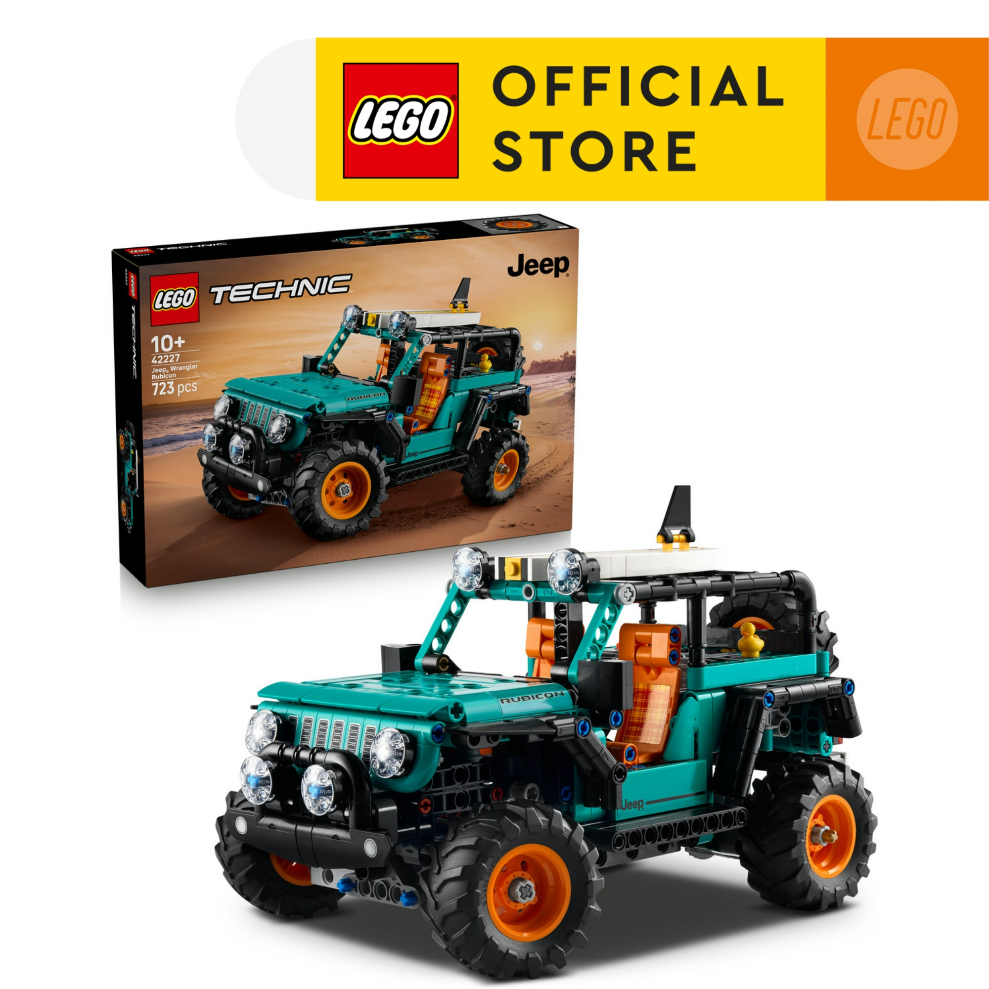 Lego Technic 42227 Jeep Wrangler Rubicon Suv (723 Pieces), Building Blocks, Kids Toy ราคา 2,890 บาท*ส่งฟรี
