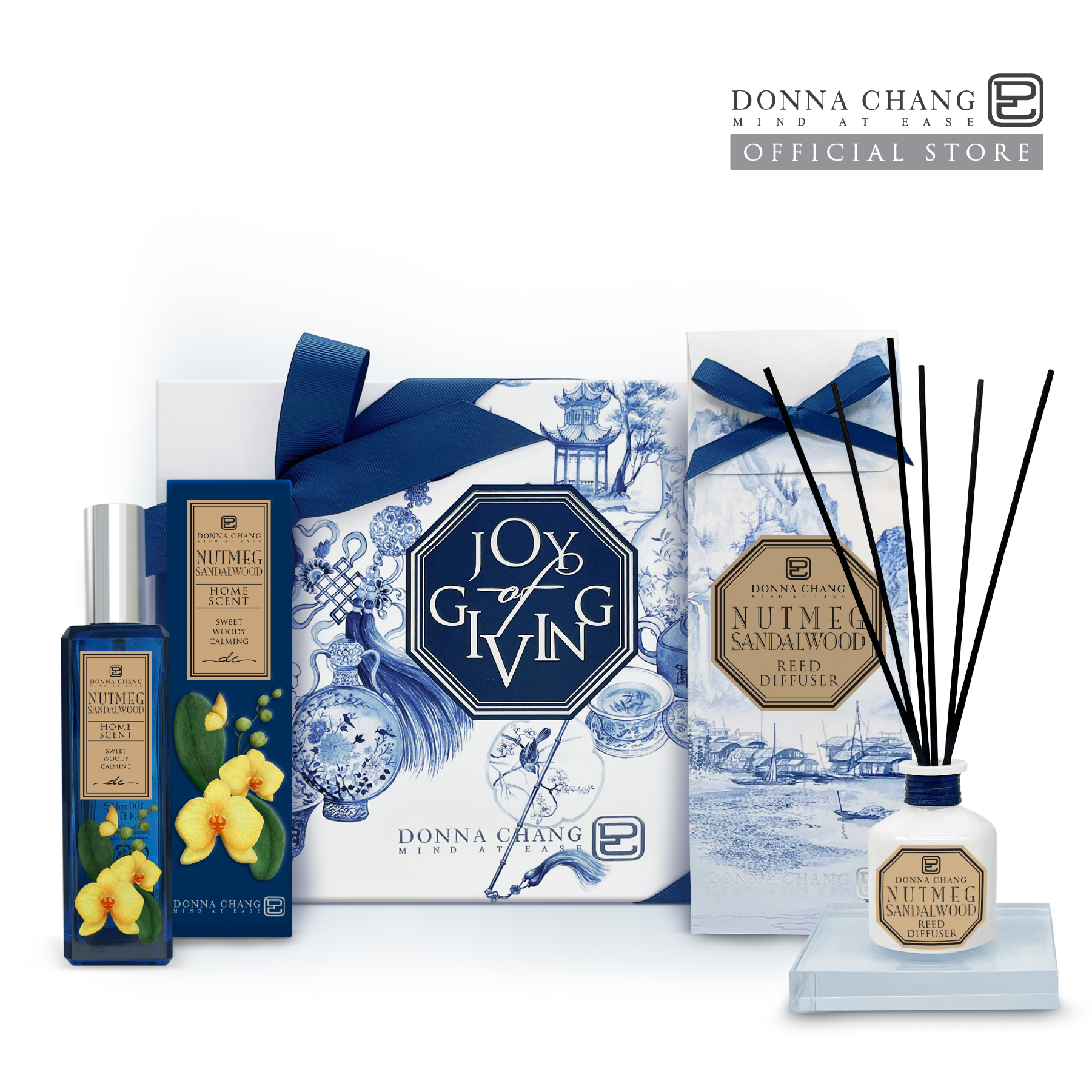 Set B : Sandalwood (Home Scent & Reed Diffuser 50ml) ราคา 1,640 บาท*ส่งฟรี