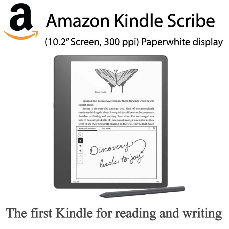 Amazon Kindle Scribe (10.2” Screen, 300 ppi) Paperwhite display ราคา 15,990 บาท*ส่งฟรี