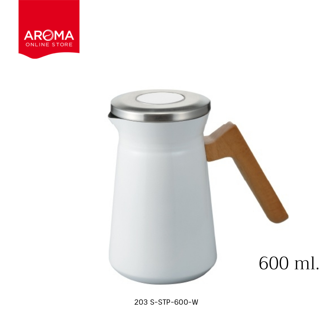 HARIO(203)- Stainless Thermal Pot (Simply Hario) 600 ml ราคา 2,314 บาท*ส่งฟรี