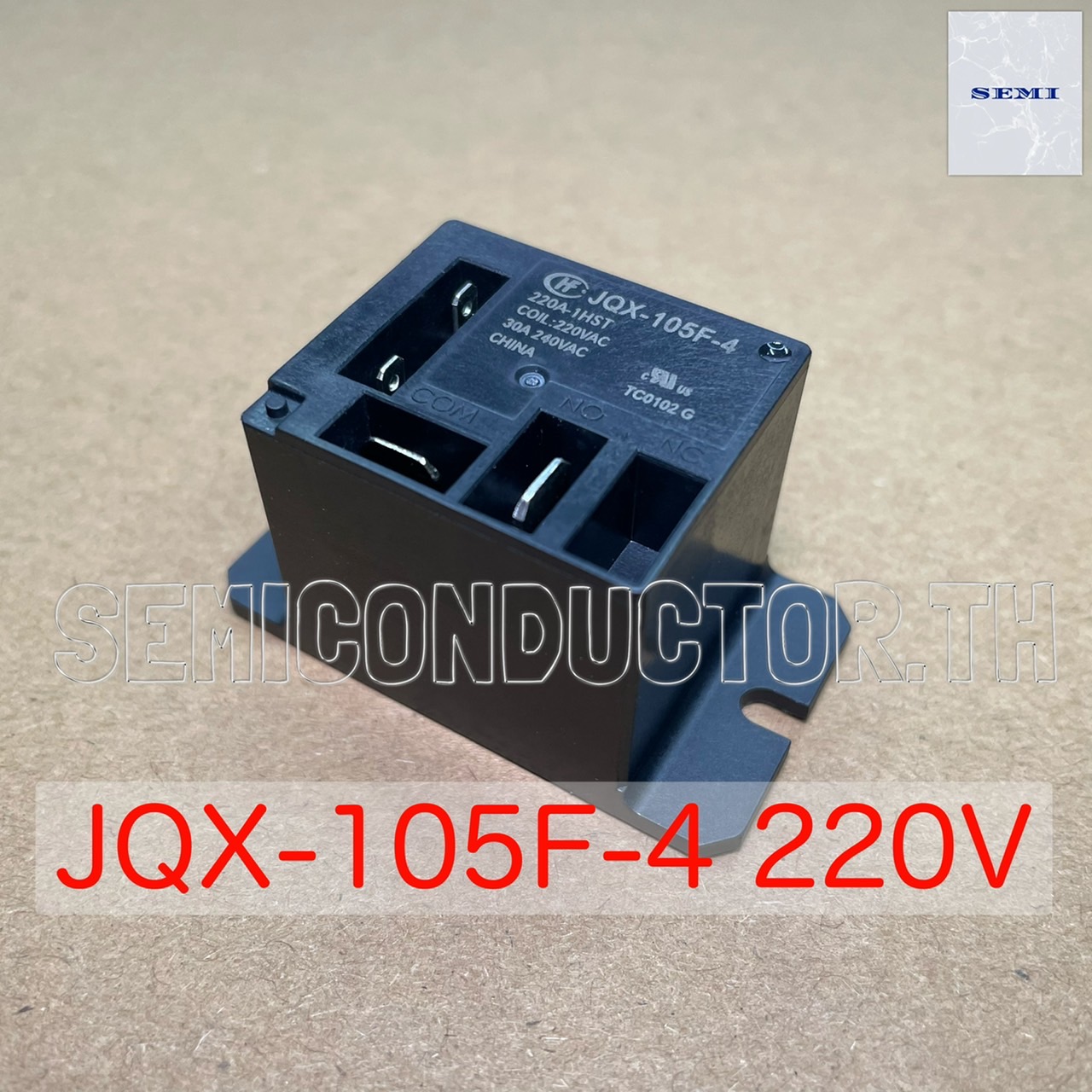 Rele Bobina 220v Switch On/off 30a 240vac Relay Jqx-105f-1