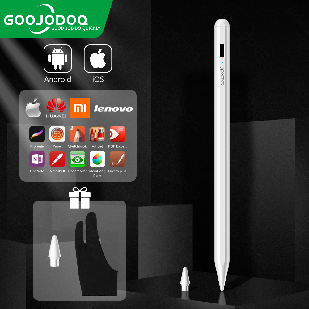 Goojodoq – Stylet Universel Pour Tablette, Pour Apple 1 2 Ipad
