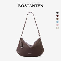 BOSTANTEN Loop Bag กระเป๋าสะพายข้างสะพายไหล่เดียวสำหรับผู้หญิง ดีไซน์ทันสมัย ​​ใช้งานได้หลากหลาย และจุของได้เยอะ