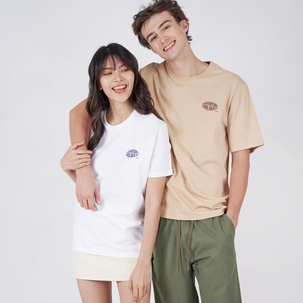 haas เสื้อยืดรุ่นใหม่ สกรีน Adventure Holiday รหัส SBSK2727 ราคา 179 บาท*ส่งฟรี