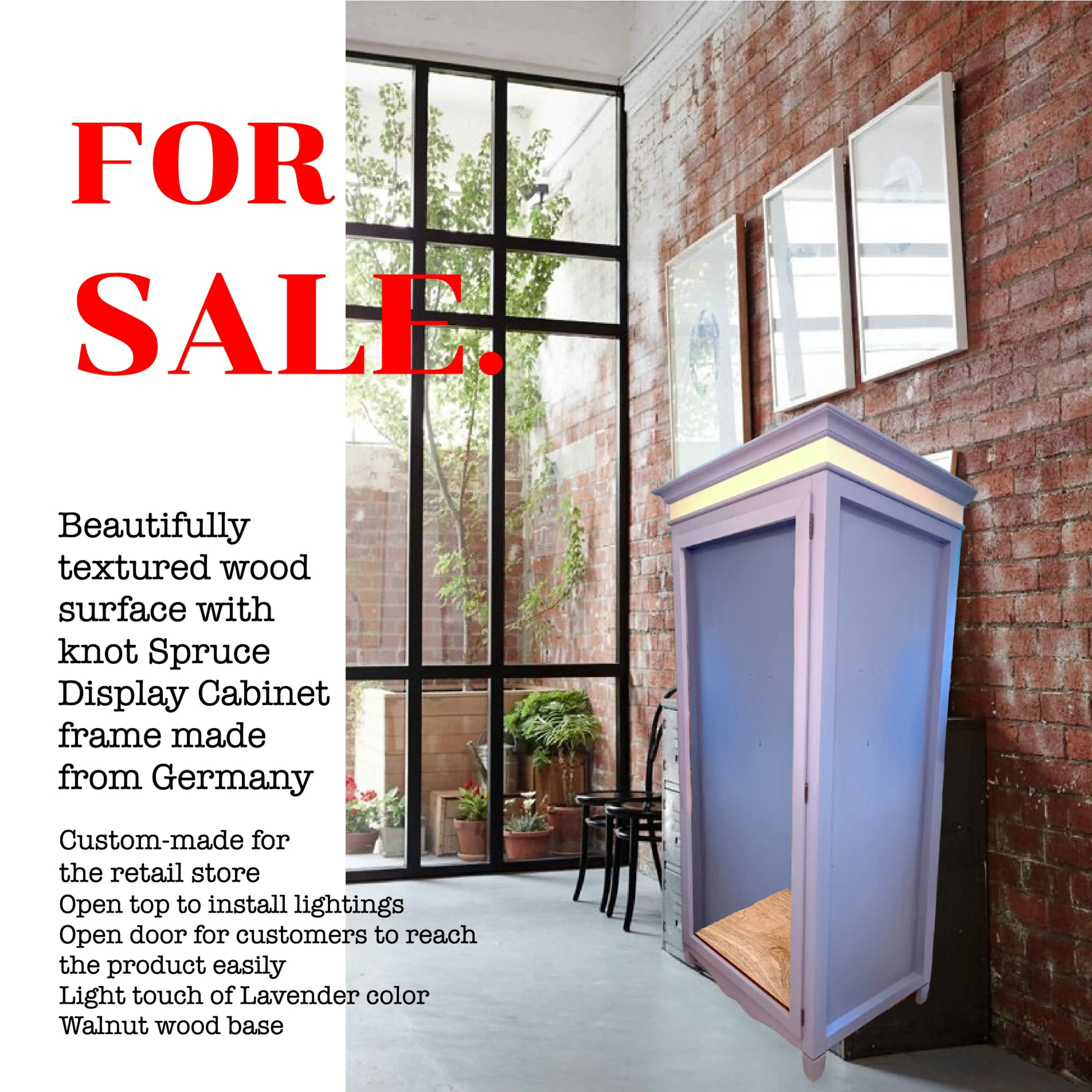 🌿   For Sale |   Rare Item! Display Cabinet Showcasing Premium Handmade Crafts from Germany. 🇩 🇪