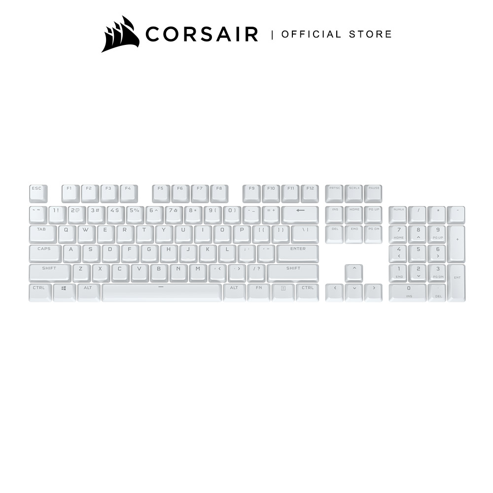 PBT DOUBLE-SHOT PRO Keycap Mod Kit — Arctic White (NA)