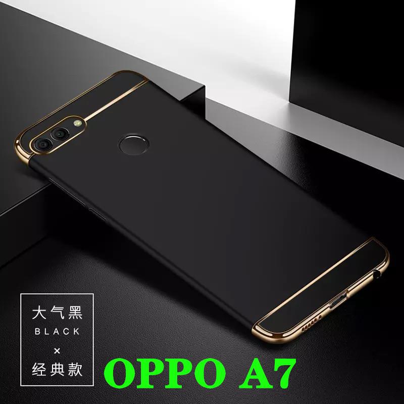 Case OPPO A7 เคสโทรศัพท์ออฟโบ้เอ7 เคสประกบหัวท้าย เคสประกบ3 ชิ้น เคสกันกระแทก สวยและบางมาก สินค้าใหม