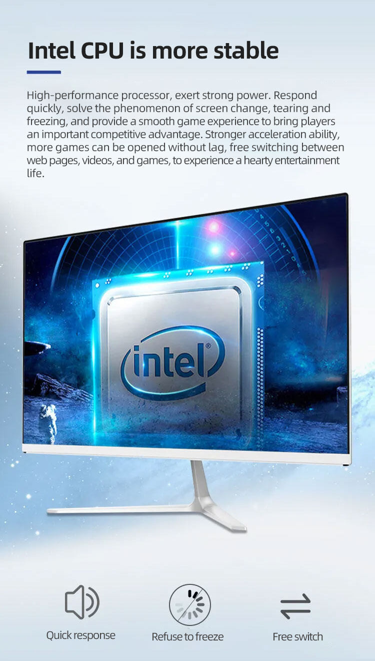 มุมมองเพิ่มเติมของสินค้า [All-in-one computer]Lennovo Intel Core i3 ออล - อิน - วัน PC ขนาด 22 นิ้ว คอมพิวเตอร์ เดสก์ท็อปพีซี แรม 8G 128G SSD เมาส์ไร้สายและคีย์บอร์ดไร้สายฟรี