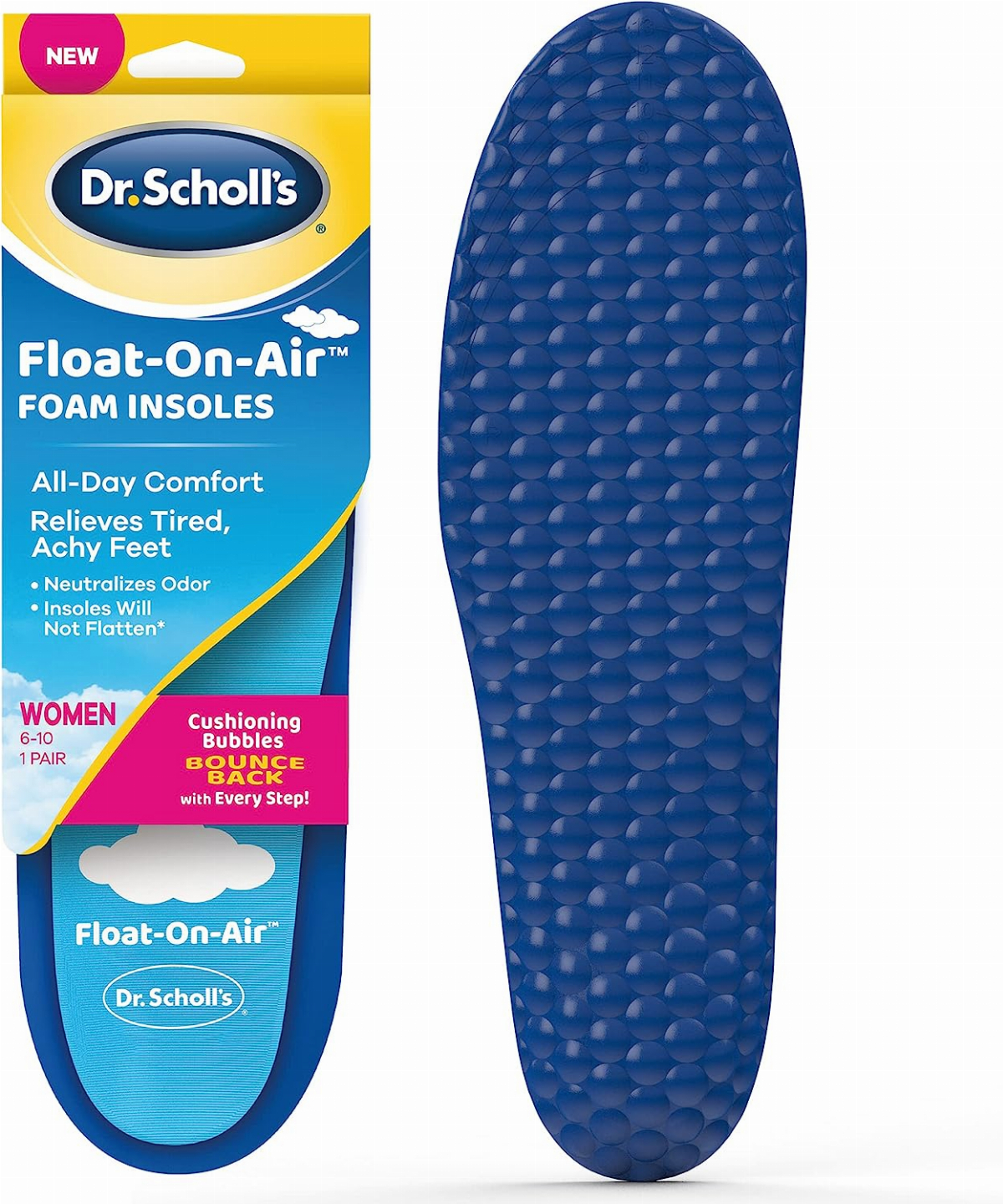 Dr scholl's memory foam on sale insoles