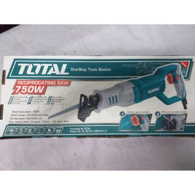 สุดคุ้ม เลื่อยชักไฟฟ้า Total 750 Watt รุ่น TS100802 / TS100806 ( Sabre Saw ) - เครื่องเลื่อยชัก เลื่อยชัก เลื่อยไฟฟ้า เลื่อยไฟฟ้าแบต เลื่อยยนต์ เลื่อยโซ่ยนต์